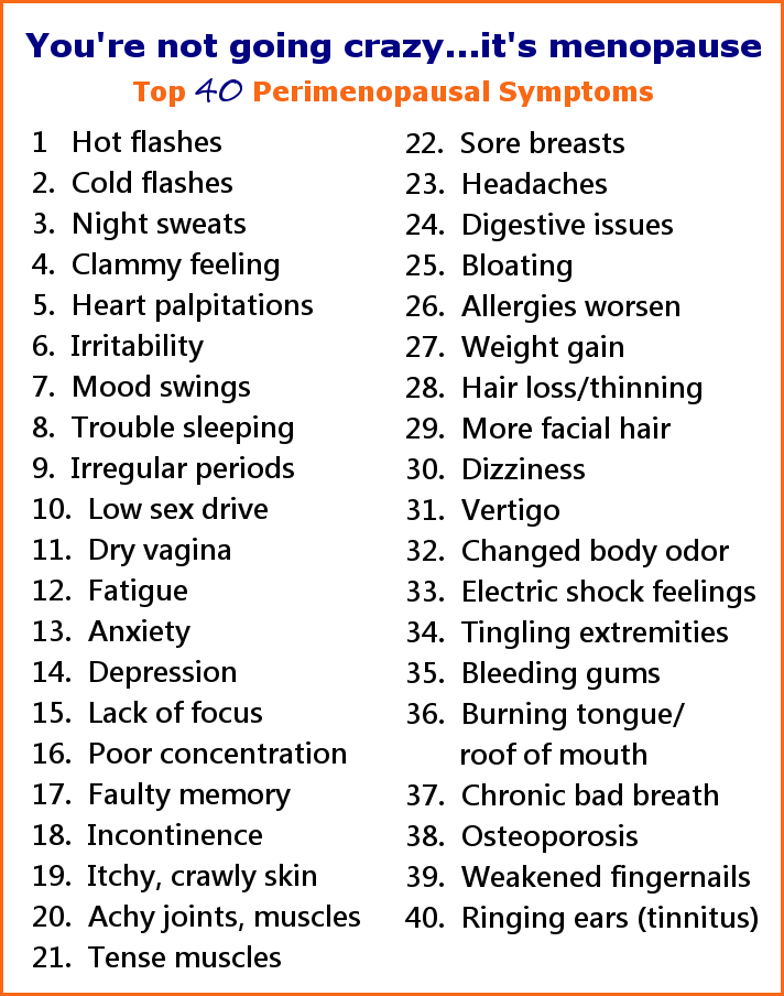 Simptom-simptom menopause