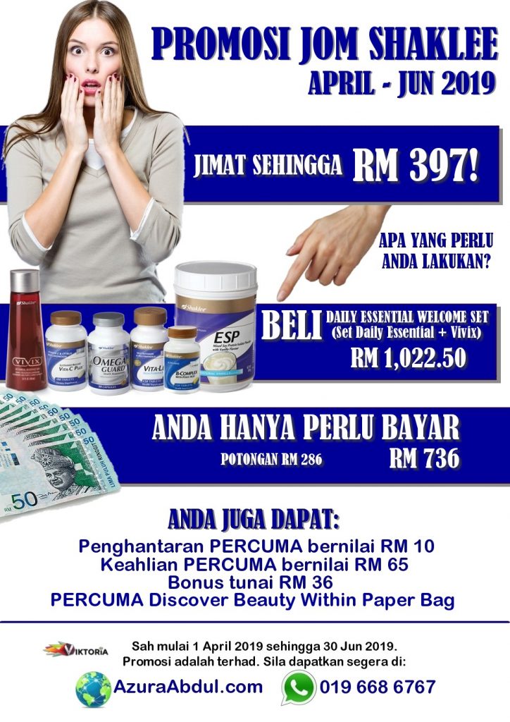 Promosi Jom Shaklee 2019