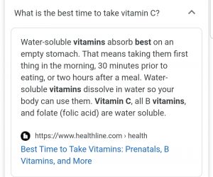 Bilakah Waktu Terbaik Untuk Ambil Vitamin C? | Azura Abdul ...