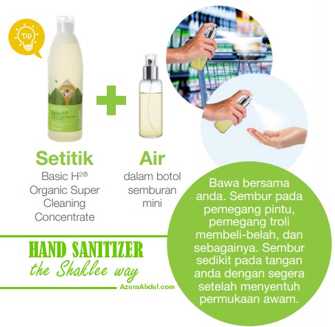 BasicH sebagai hand sanitizer untuk kulit sensitif