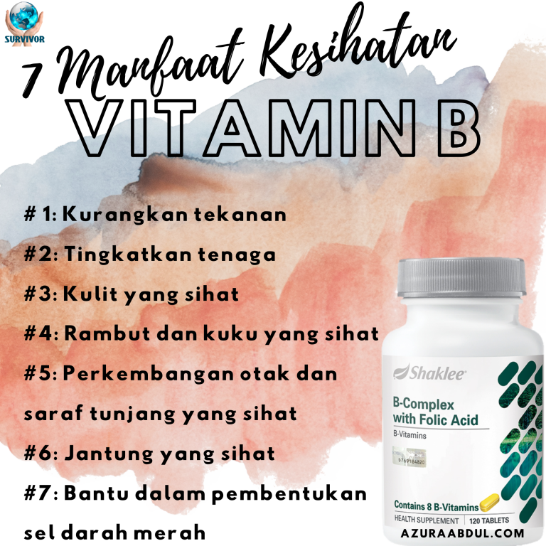 7 Manfaat Kesihatan Vitamin B | Azura Abdul