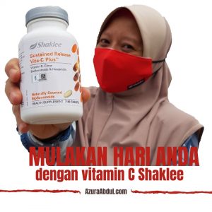 Azura Abdul Mulakan Hari Dengan Vitamin C