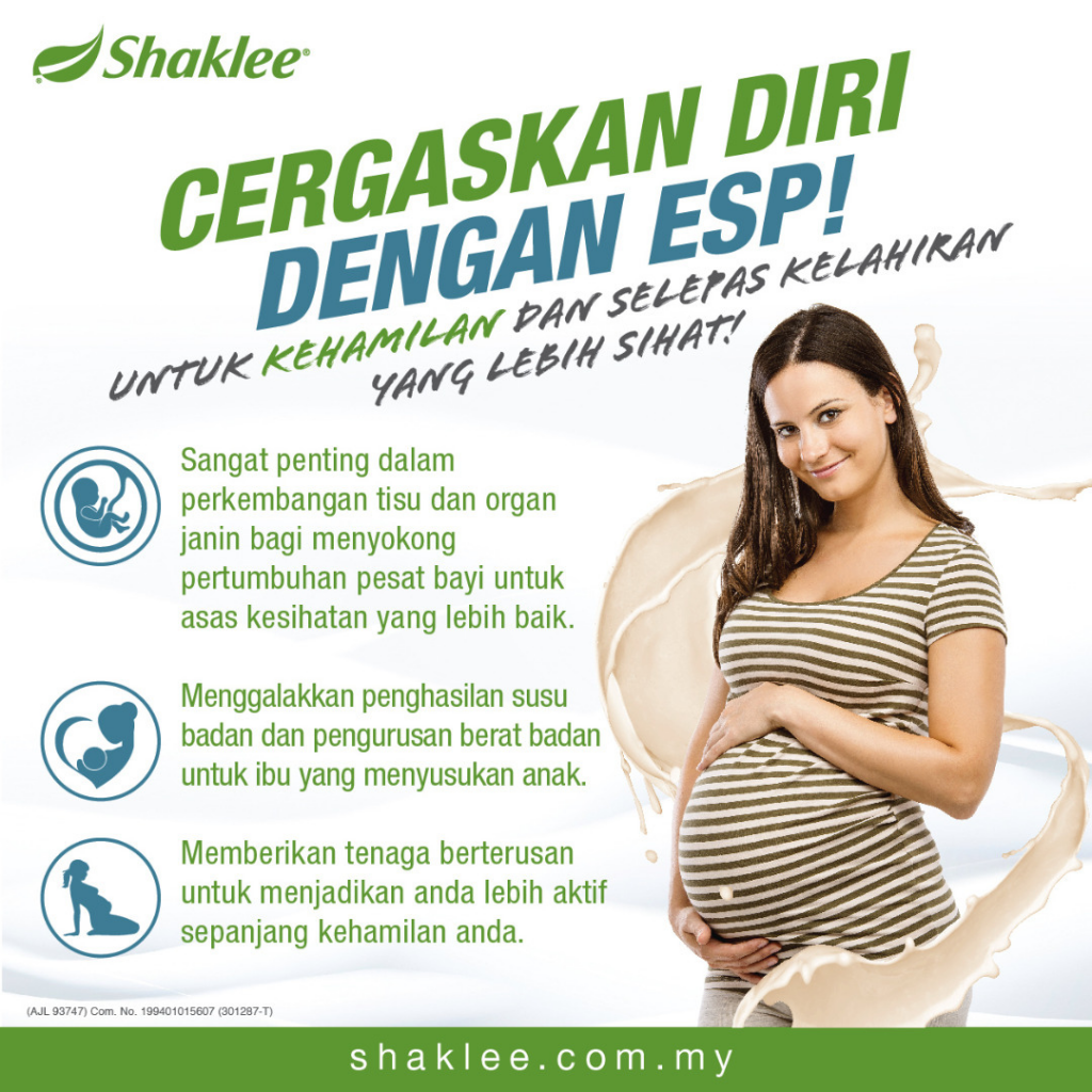 ESP bekalkan protein terbaik untuk ibu hamil dan ibu menyusu kekal sihat!