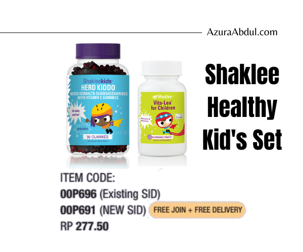 Promosi Shaklee Ogos 2022 | Shaklee Healthy Kid's Set free Meal Shakes