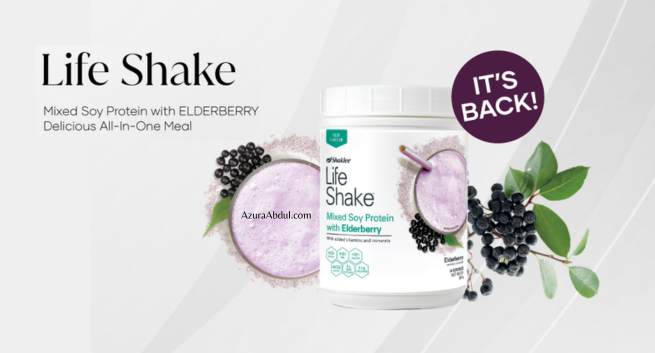 Elderberry LifeShake Shaklee kini kembali! | Azura Abdul