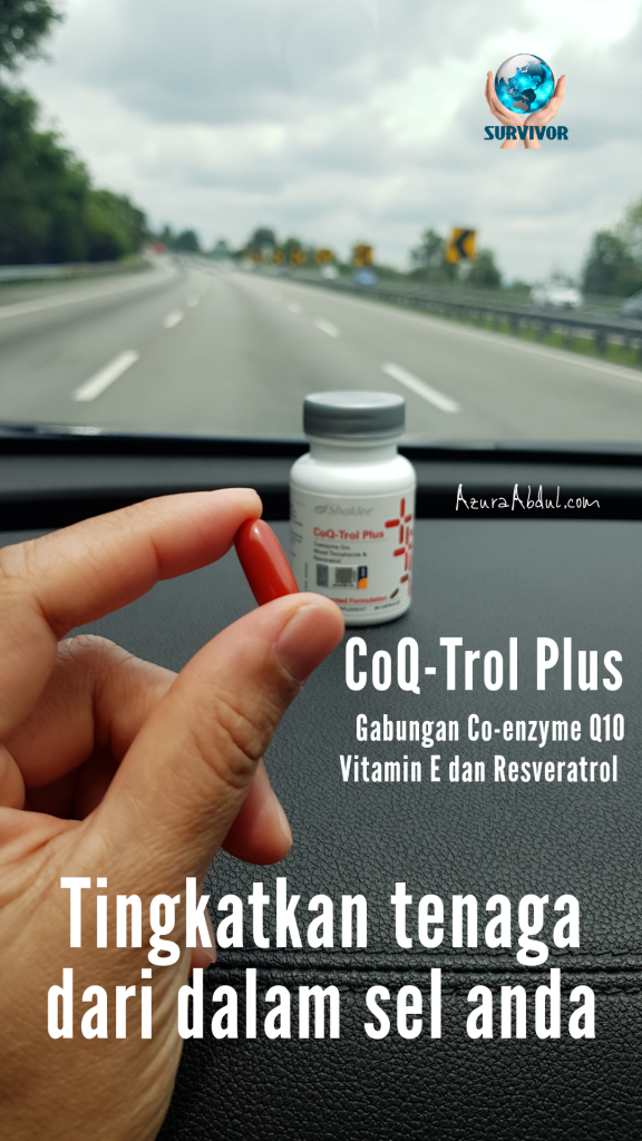 Co-Q10 suplemen untuk kesihatan warga emas.