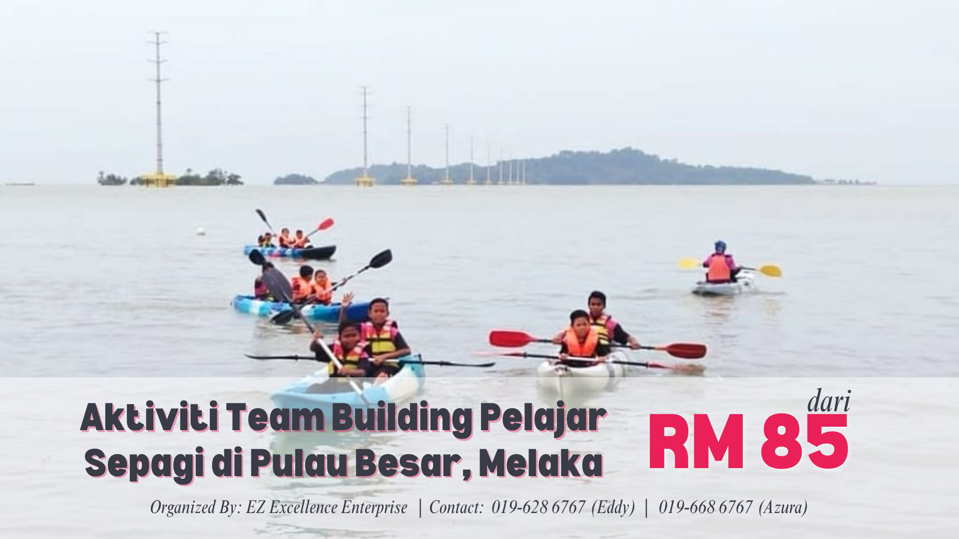 student cheap team building activities at Pulau Besar, Melaka | Organized By EZ Excellence Enterprise