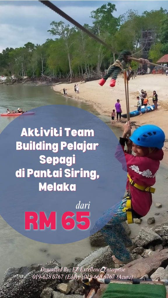student cheap team building activities at Pantai Siring, Melaka | Organized By EZ Excellence Enterprise