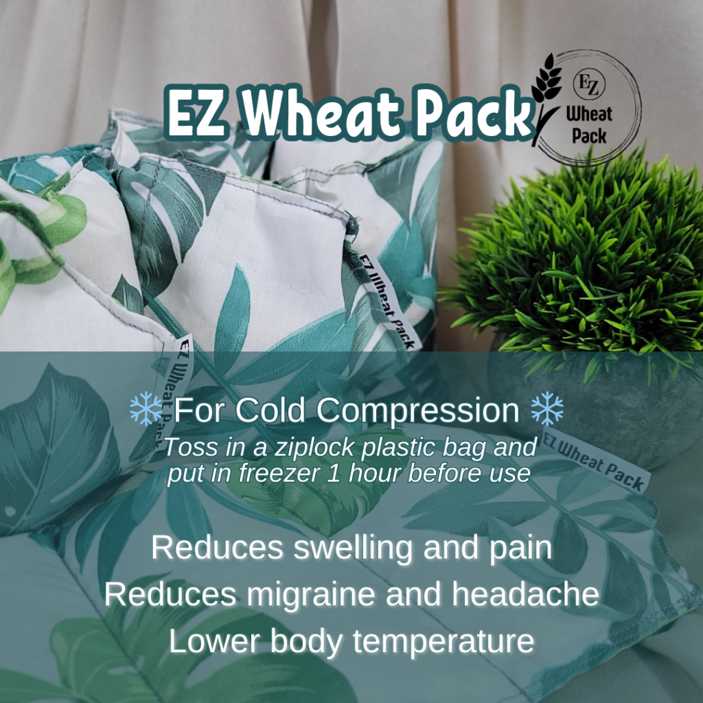 Microwaveable Tungku Moden
EZ Wheat Pack for cold compression
untuk kegunaan physiotherapy / rehab