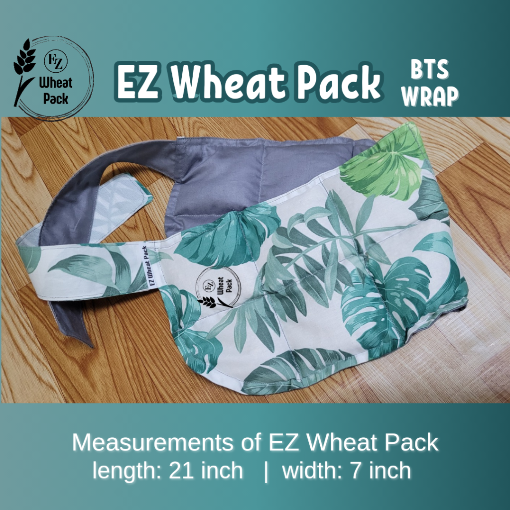 EZ Wheat Pack: BTS Wrap (Back-TUmmy-Shoulder Wrap) Microwaveable Tungku Moden