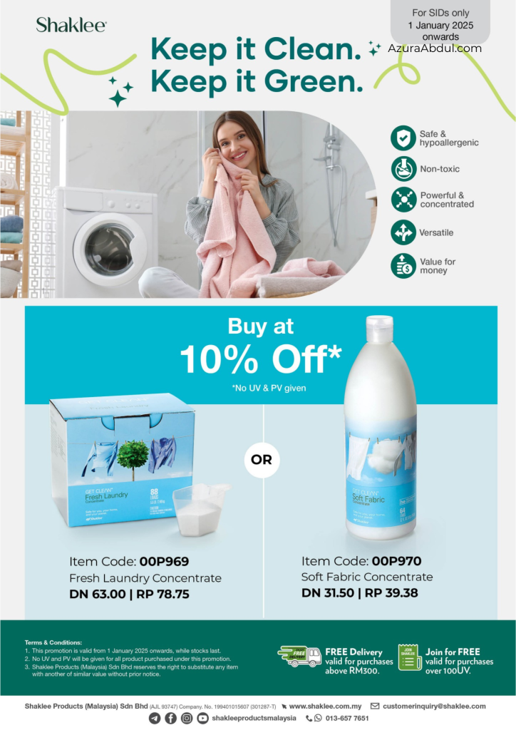 promosi shaklee berbaloi beli